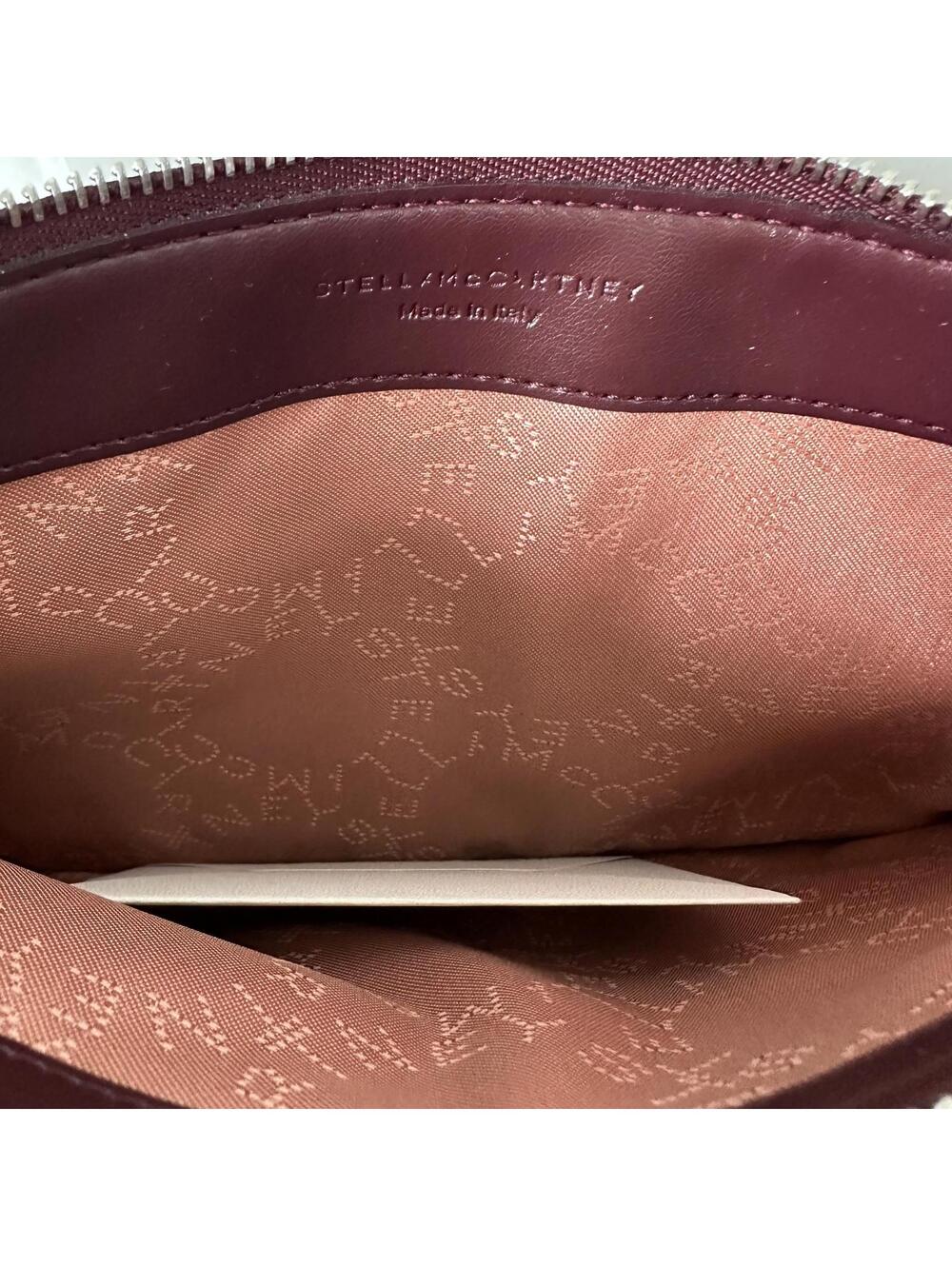 Stella McCartney Falabella Pochette Shoulder Bag Plum NWT - Picture 8 of 9